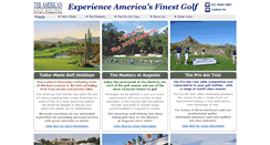 Desktop Screenshot of americangolfholiday.com